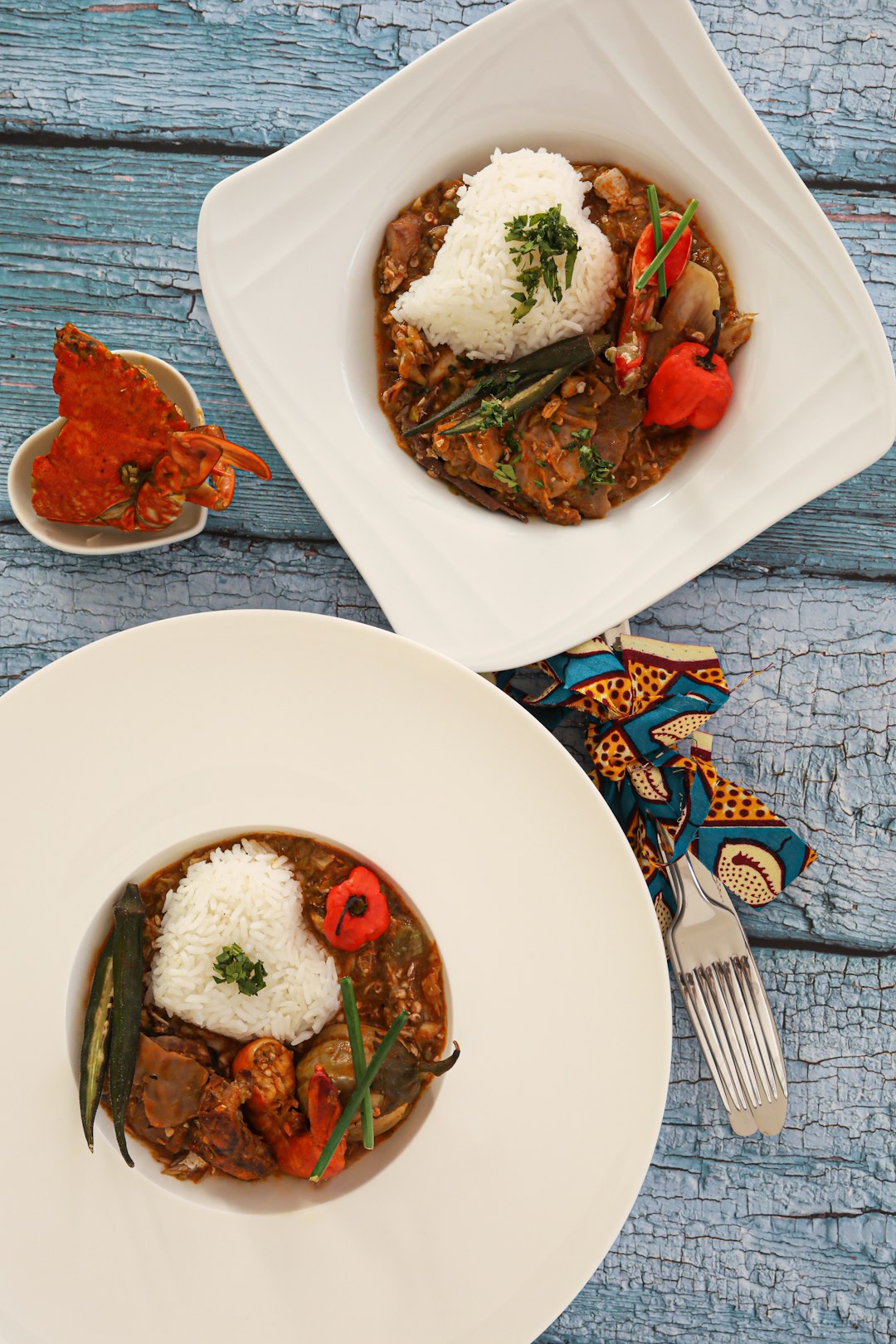 Nigerian Okra Soup from above
