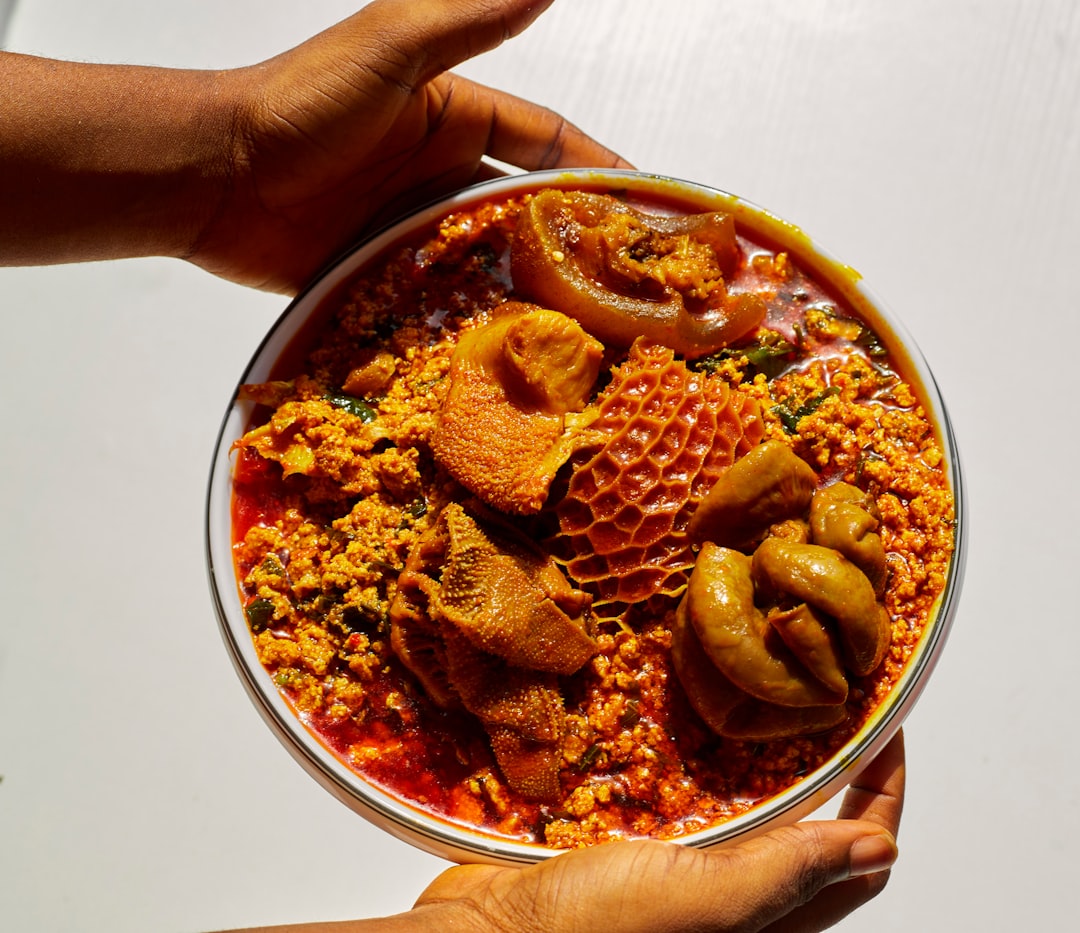 Food Photography of Eguzi soup a dish here in Nigeria.